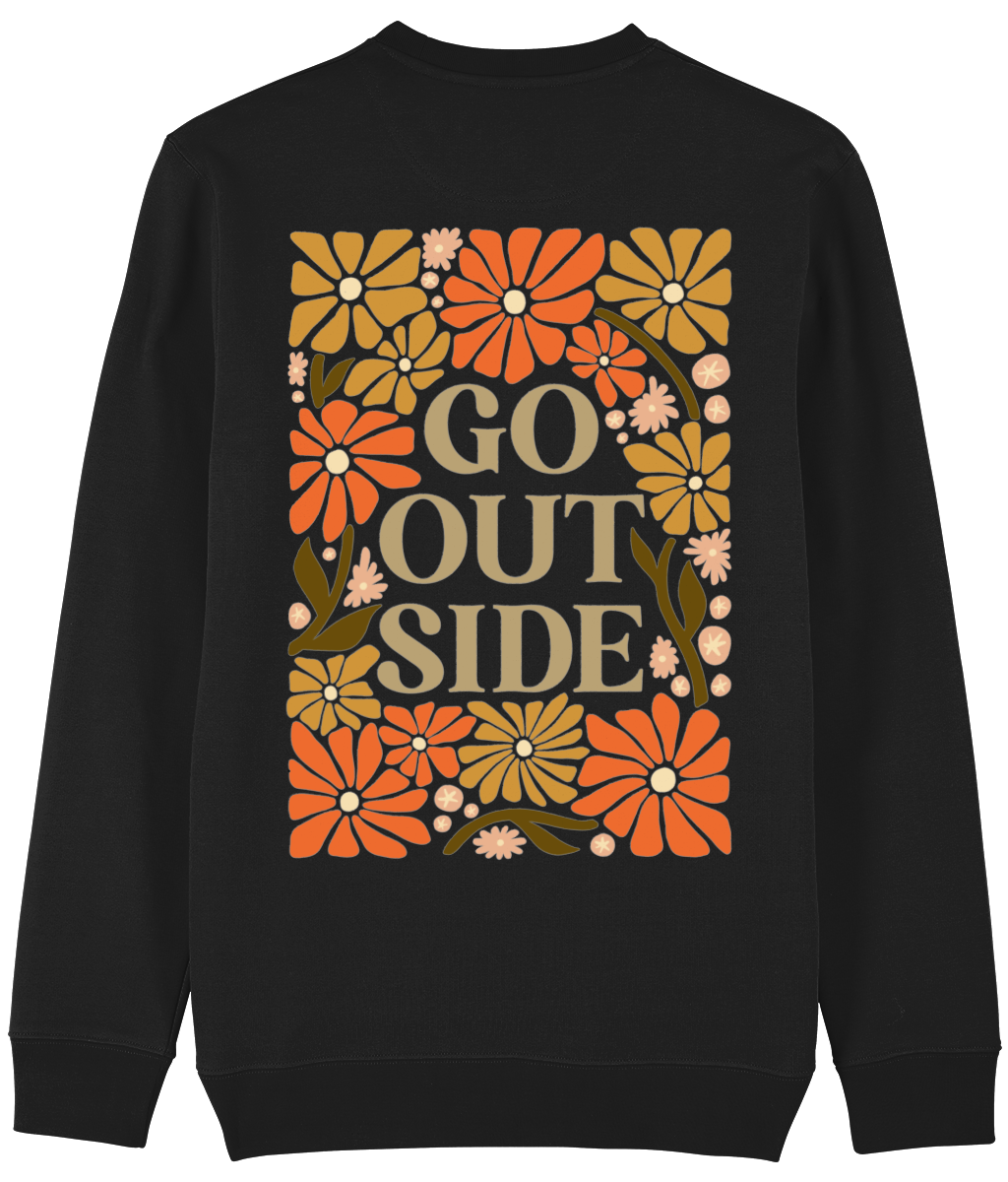 Sweater - Go outside bloemenpatroon