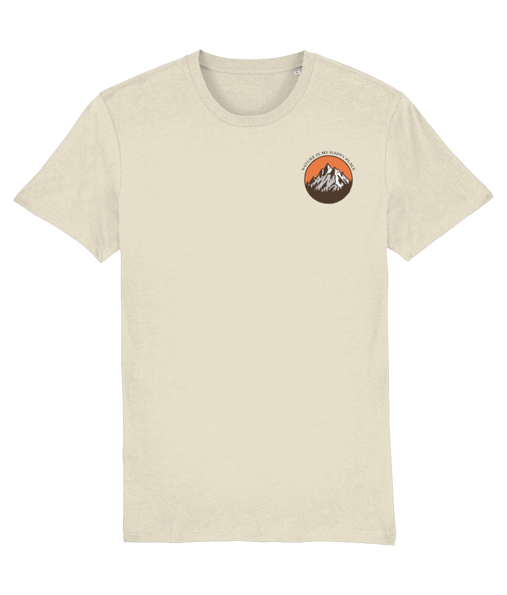Shirt - Oostenrijkse bergen zwart/wit