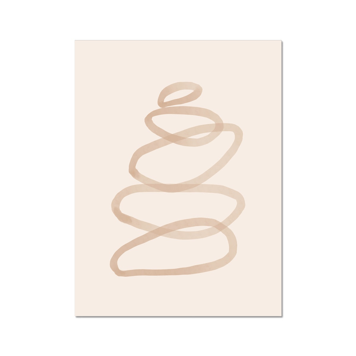 Steenman Minimalistisch - Regular Poster