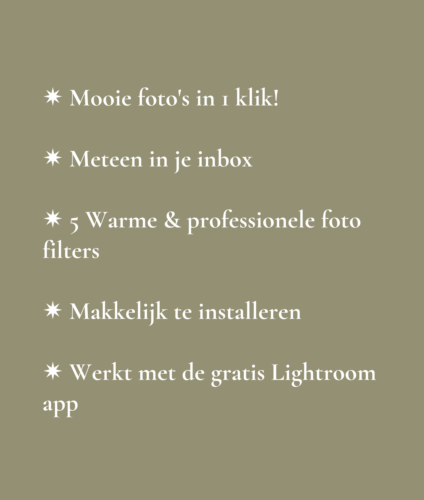 Warm & Moody - foto presets Lightroom Shehikesalone