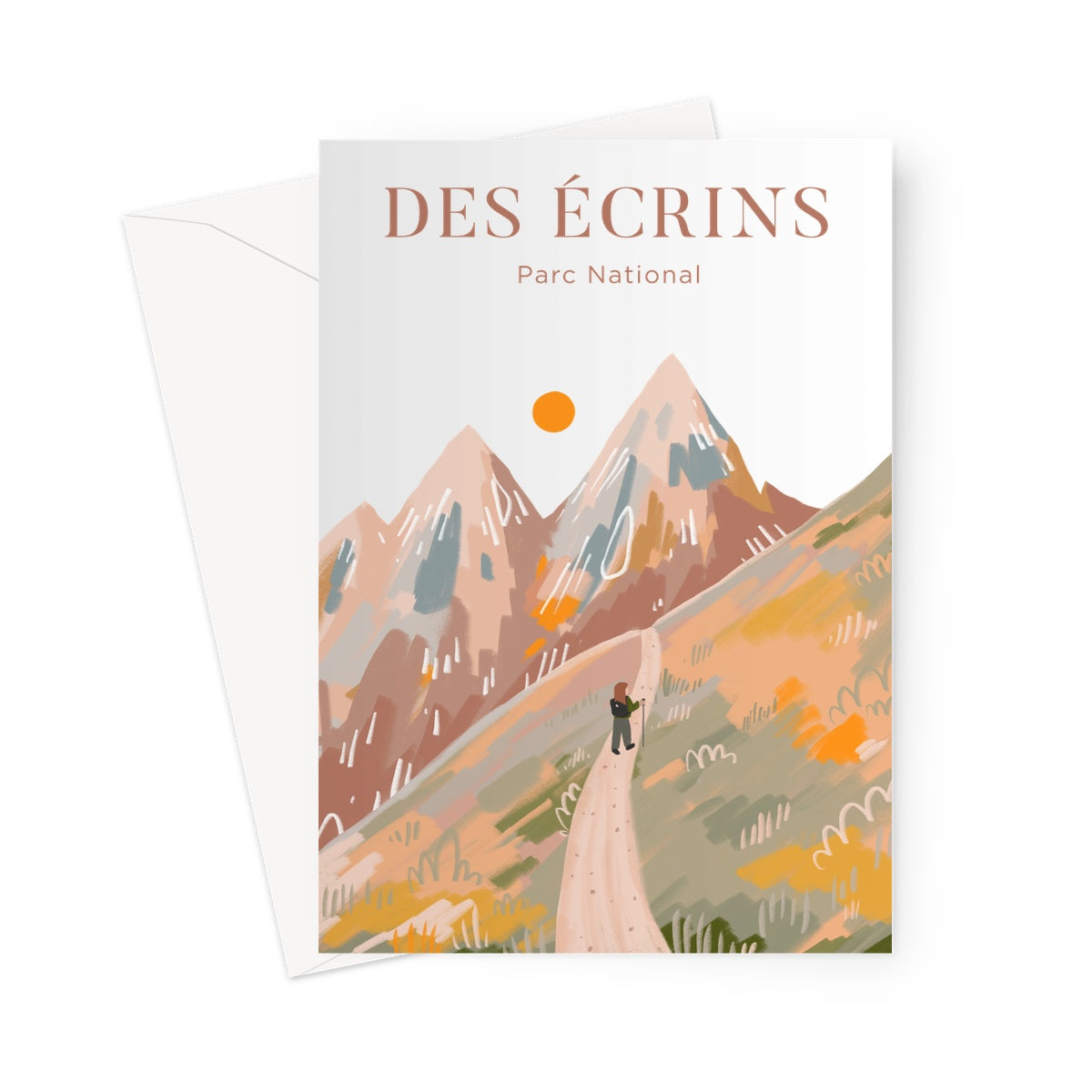 Écrins - Gevouwen kaart