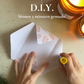 DIY Printbare envelop - Blaadjes